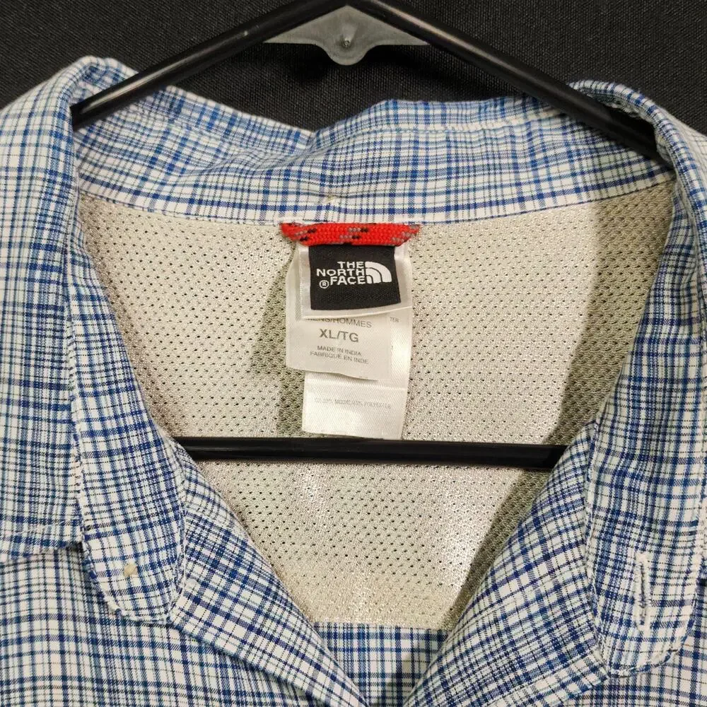 The North Face Men's Short Sleeve Button-up Size XL 59% Modal 41% Poly Blend